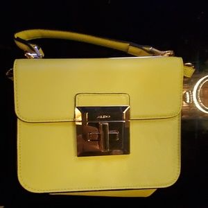 Aldo Yellow Purse Bag Excellent Condition